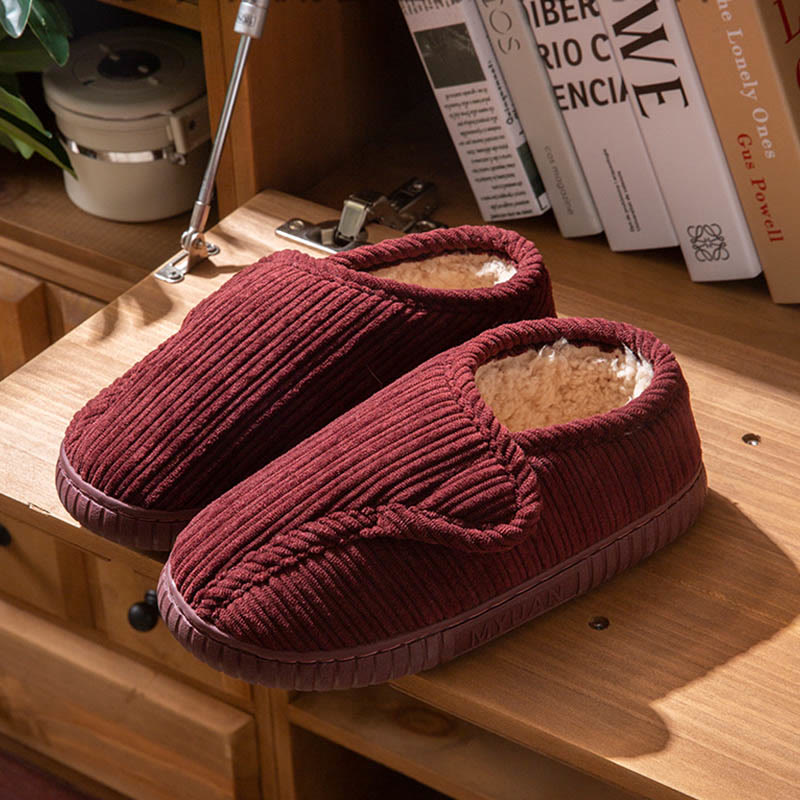 Chaussons chauds antidérapants grande taille - image 4