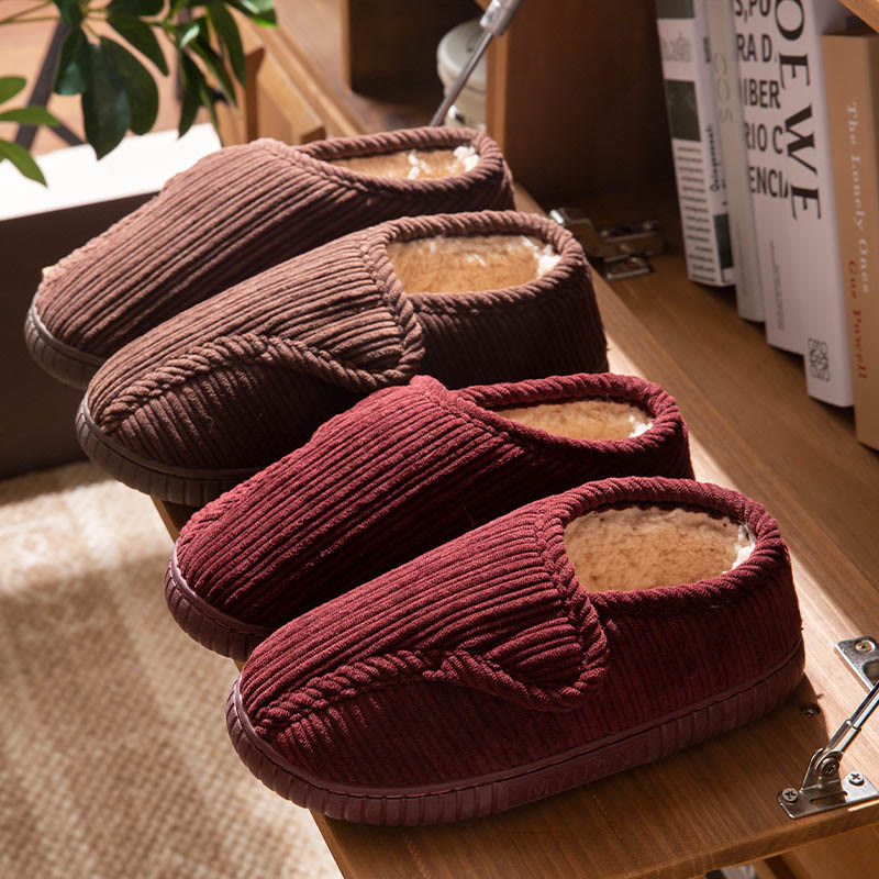 Chaussons chauds antidérapants grande taille - image 3