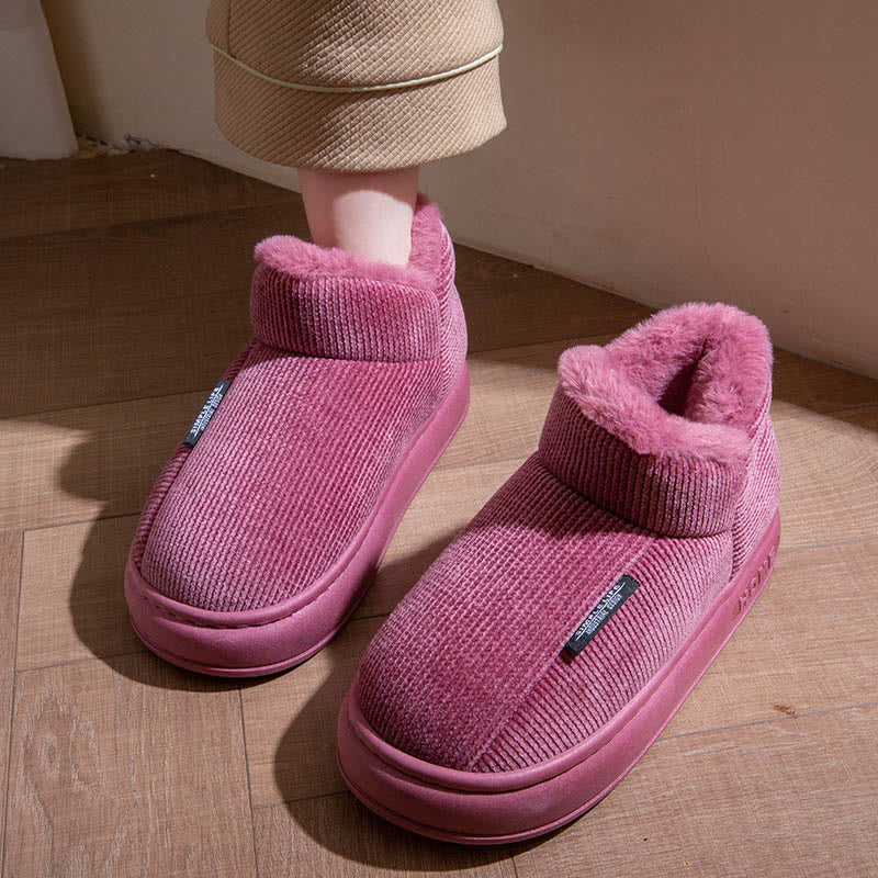 Chaussons d'hiver montants grande taille - Rose - EU43-44(US9-10) - image 6