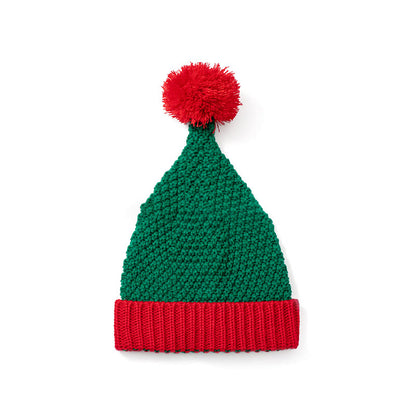 Bonnet de Noël rouge à rayures vertes - UN - One Size - image 5