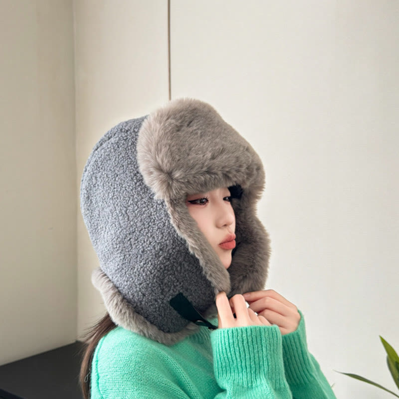 Chapeau de trappeur d'hiver réglable - Gris - One Size - image 7