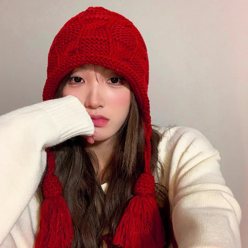 Bonnet à pompon tendance - image 2