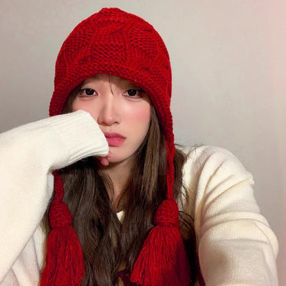 Bonnet à pompon tendance - image 2