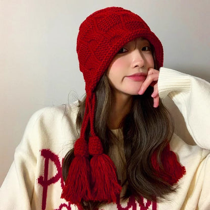 Bonnet à pompon tendance - image 1