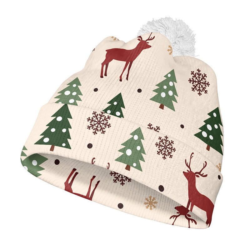 Bonnet de Noël en forme de bonhomme en pain d'épices - Beige - One Size - image 3