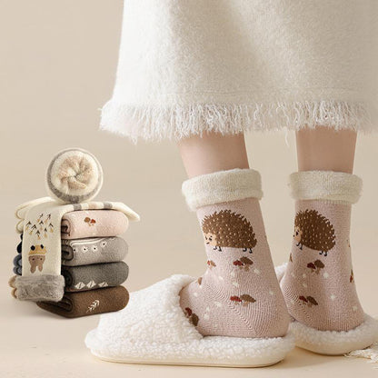 Chaussettes courtes Plusock Cute Cartoon (5 paires) - Multicolore - EU36-41(US3-7.5) - image 2