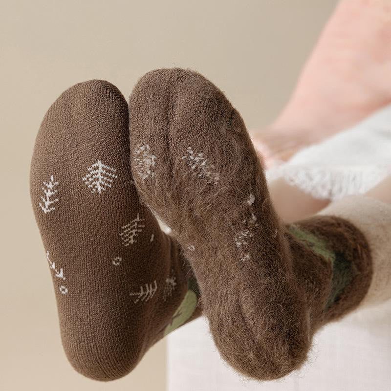 Chaussettes courtes Plusock Cute Cartoon (5 paires) - image 3