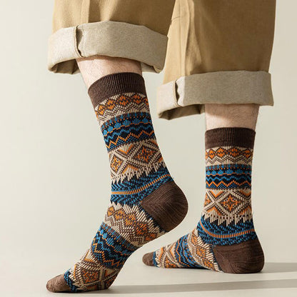 Chaussettes courtes à rayures diamantées Plusock grande taille (4 paires) - image 1