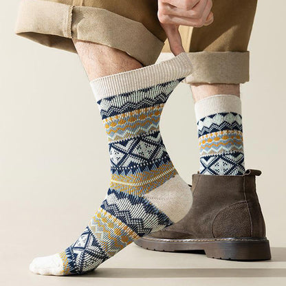 Chaussettes courtes à rayures diamantées Plusock grande taille (4 paires) - image 8