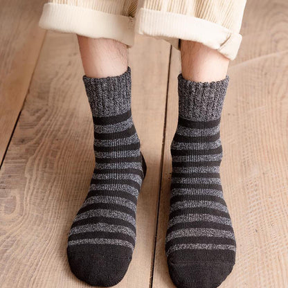 Chaussettes longues à rayures classiques Plusock (5 paires) - image 1