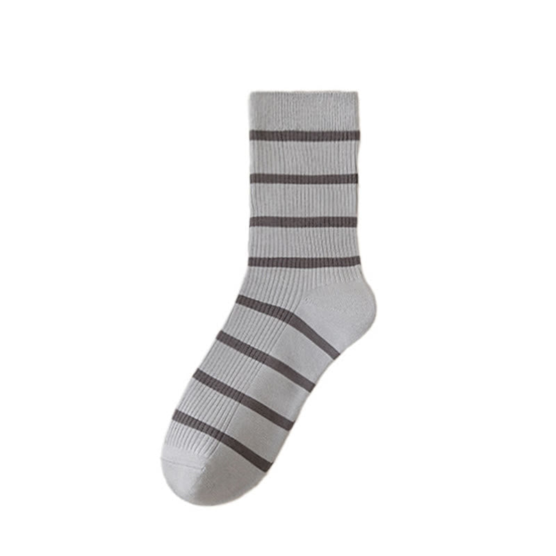 Chaussettes courtes absorbantes et douces Plusock grande taille (5 paires) - Gris clair - EU39-44(US6-10) - image 7