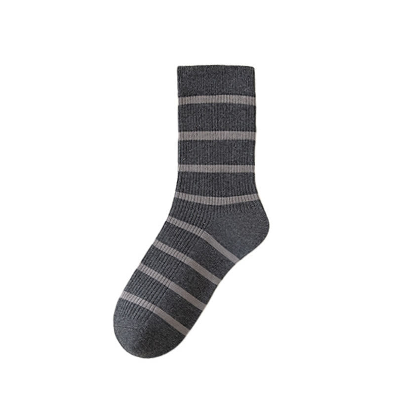Chaussettes courtes absorbantes et douces Plusock grande taille (5 paires) - Gris foncé - EU39-44(US6-10) - image 9
