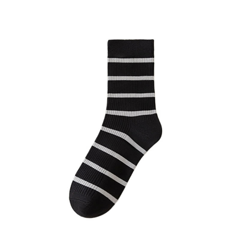 Chaussettes courtes absorbantes et douces Plusock grande taille (5 paires) - Noir - EU39-44(US6-10) - image 8