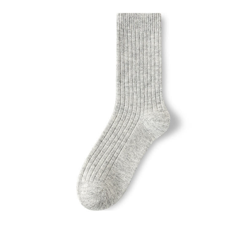 Chaussettes classiques en laine (3 paires) - Gris clair - EU39-44(US6-10) - image 8