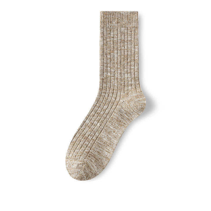 Chaussettes classiques en laine Plusock grande taille (3 paires) - Kaki - EU39-44(US6-10) - image 11