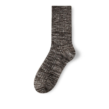 Chaussettes classiques en laine Plusock grande taille (3 paires) - Café - EU39-44(US6-10) - image 12