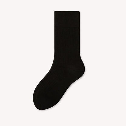 Chaussettes courtes légères et chaudes Plusock grande taille (4 paires) - Noir - EU39-44(US6-10) - image 6