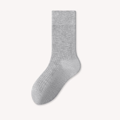 Chaussettes courtes légères et chaudes Plusock grande taille (4 paires) - Gris clair - EU39-44(US6-10) - image 7