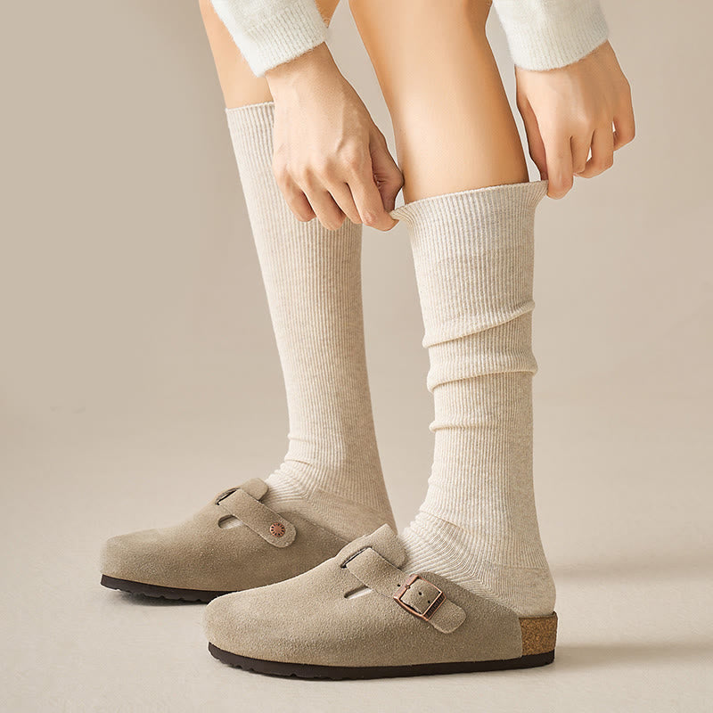 Chaussettes hautes antibactériennes Plusock grande taille (3 paires) - image 8