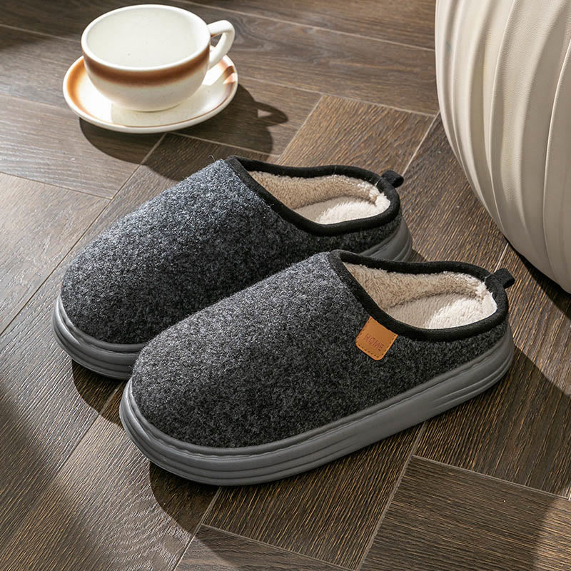 Chaussons denses Plusock grande taille - Noir - EU49-50 (US14-15) - image 10