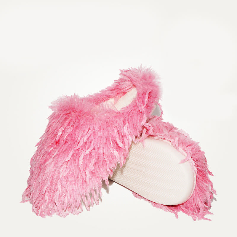 Pantoufles en fourrure duveteuse grandes tailles - image 9