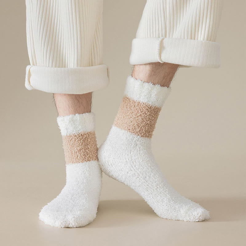 Chaussettes courtes en velours corail Plusock grande taille (6 paires) - image 1