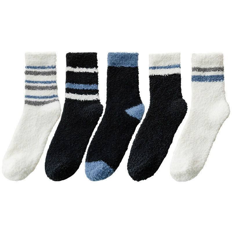 Chaussettes chaudes de nuit (5 paires) - Multicolore - EU40-46(US7-12) - image 14