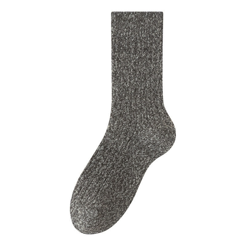 Chaussettes mi-mollet en cachemire uni grande taille Plusock (6 paires) - Gris foncé - EU39-44(US6-10) - image 13