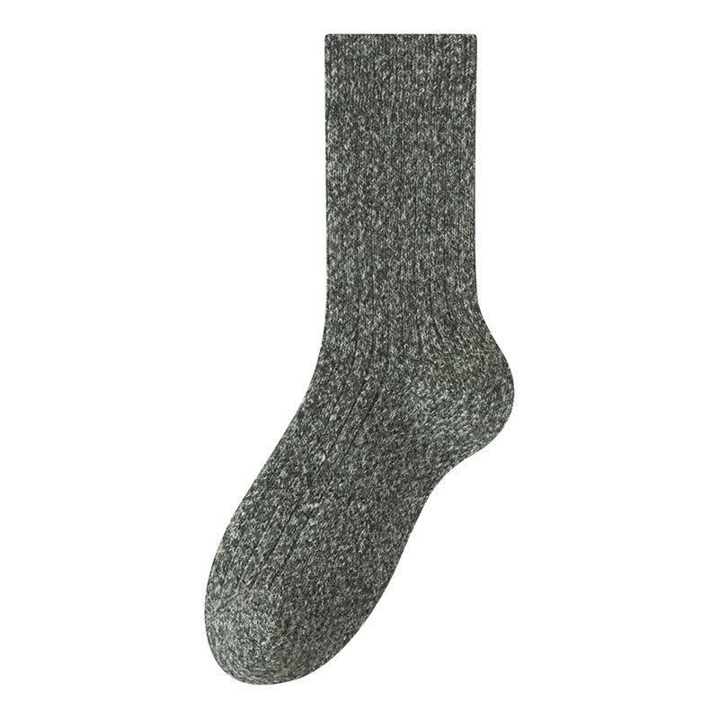 Chaussettes mi-mollet en cachemire uni grande taille Plusock (6 paires) - Vert - EU39-44(US6-10) - image 11