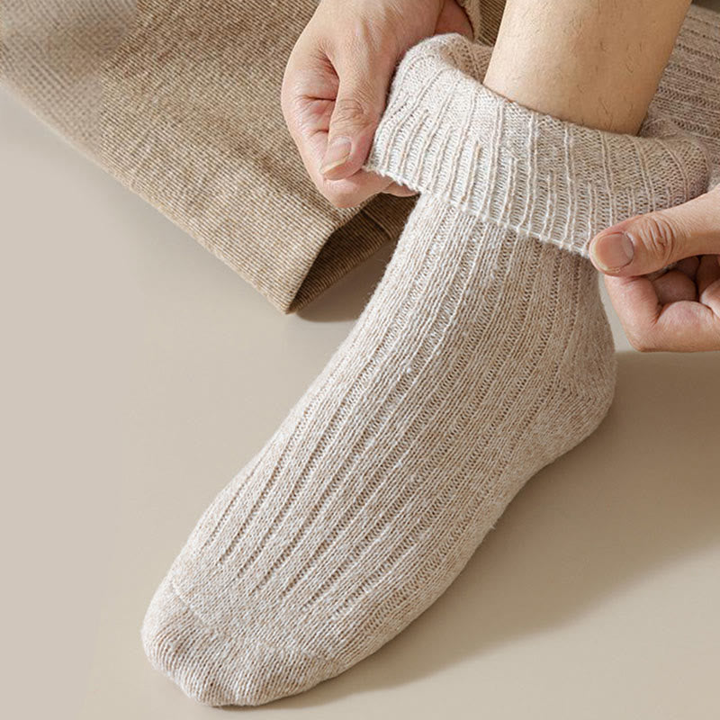 Chaussettes mi-mollet en cachemire uni grande taille Plusock (6 paires) - image 6