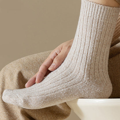 Chaussettes mi-mollet en cachemire uni grande taille Plusock (6 paires) - image 4