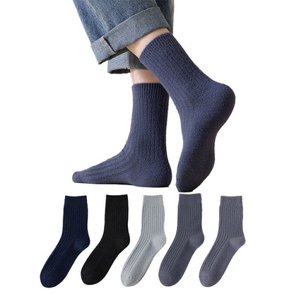 Chaussettes rétro unies Plusock grande taille (3 paires) - image 0