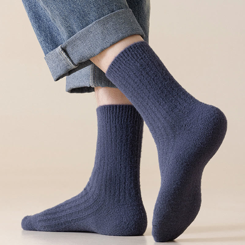 Chaussettes rétro unies Plusock grande taille (3 paires) - image 5