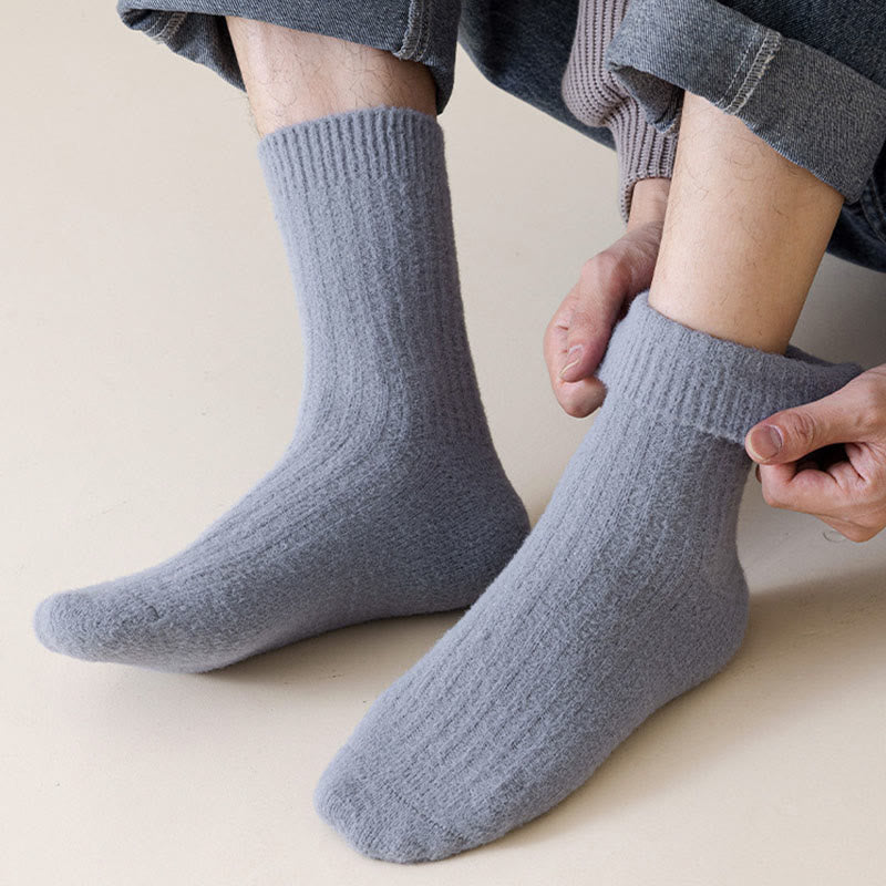 Chaussettes rétro unies Plusock grande taille (3 paires) - image 4