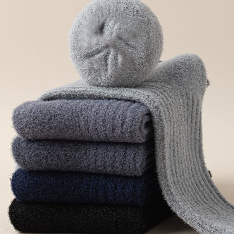 Chaussettes rétro unies Plusock grande taille (3 paires) - image 14