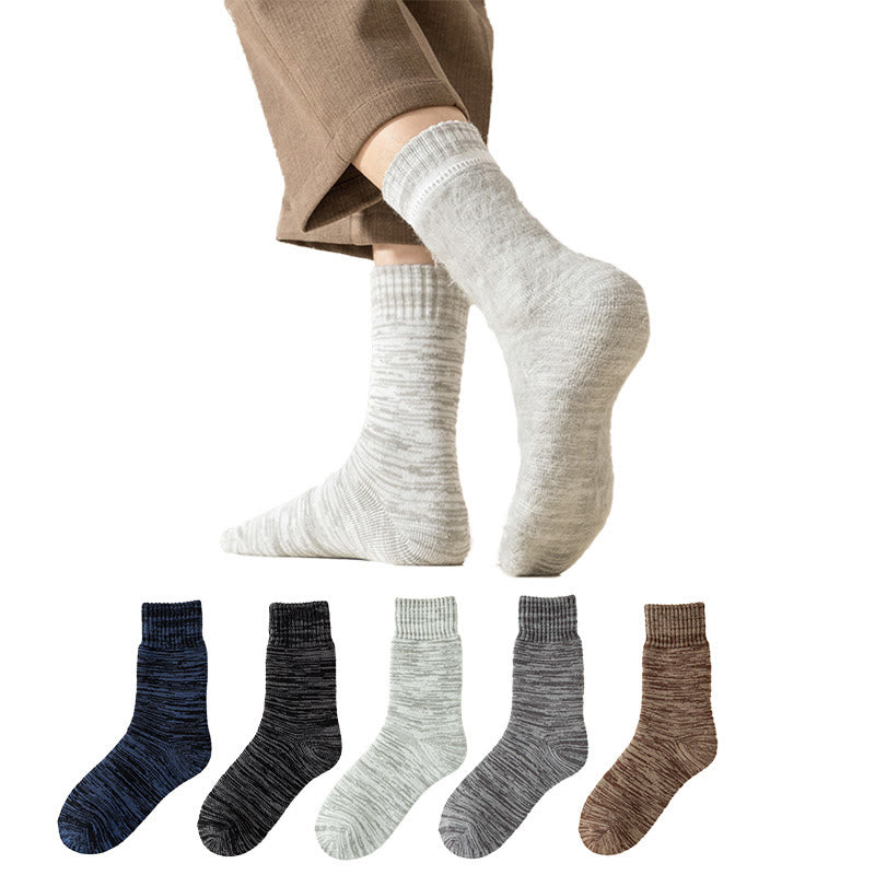 Chaussettes extra-épaisses Plusock grande taille (5 paires) - image 0