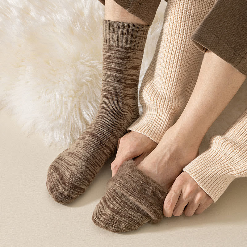 Chaussettes extra-épaisses Plusock grande taille (5 paires) - image 2