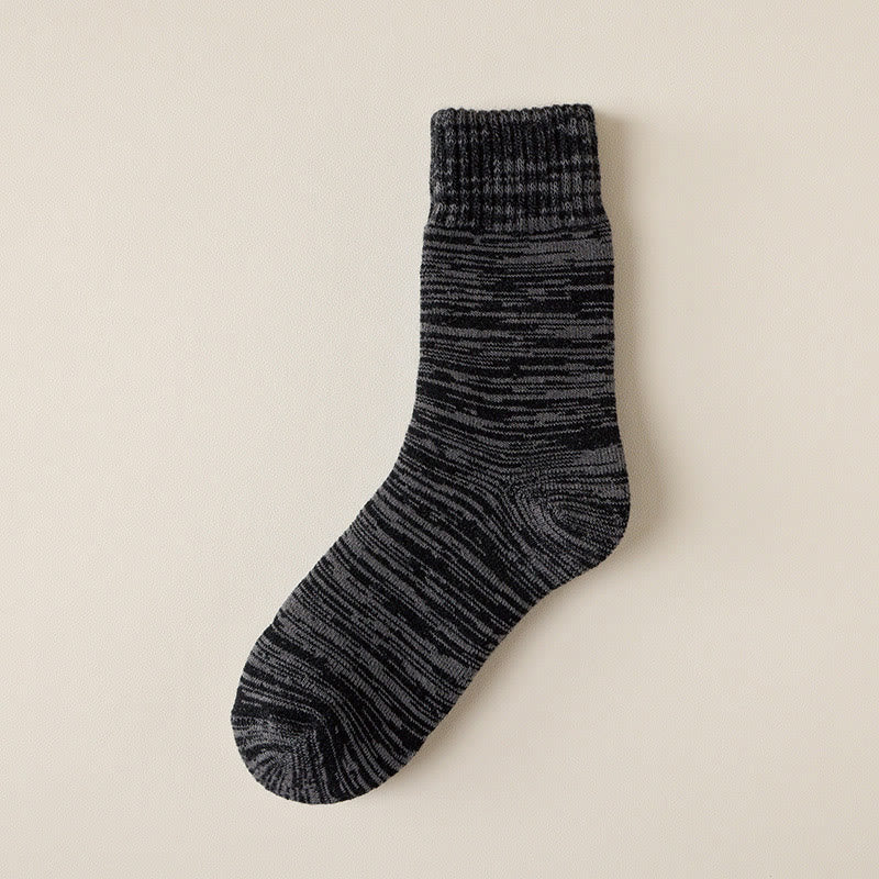Chaussettes extra-épaisses Plusock grande taille (5 paires) - Noir - EU39-44(US6-10) - image 12