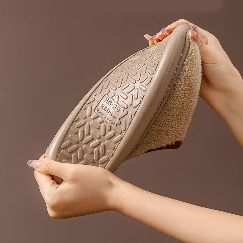 Pantoufles en peluche simples Plusock grande taille - image 5