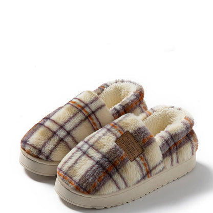 Pantoufles Plusock grandes tailles à motif quadrillé - Violet - EU44-45(US10-11) - image 11