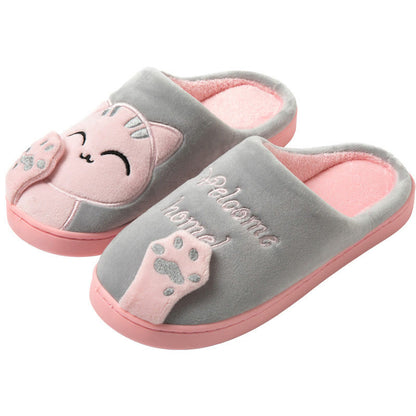 Pantoufles chat 3D grande taille - Gris - EU43-44(US9-10) - image 13