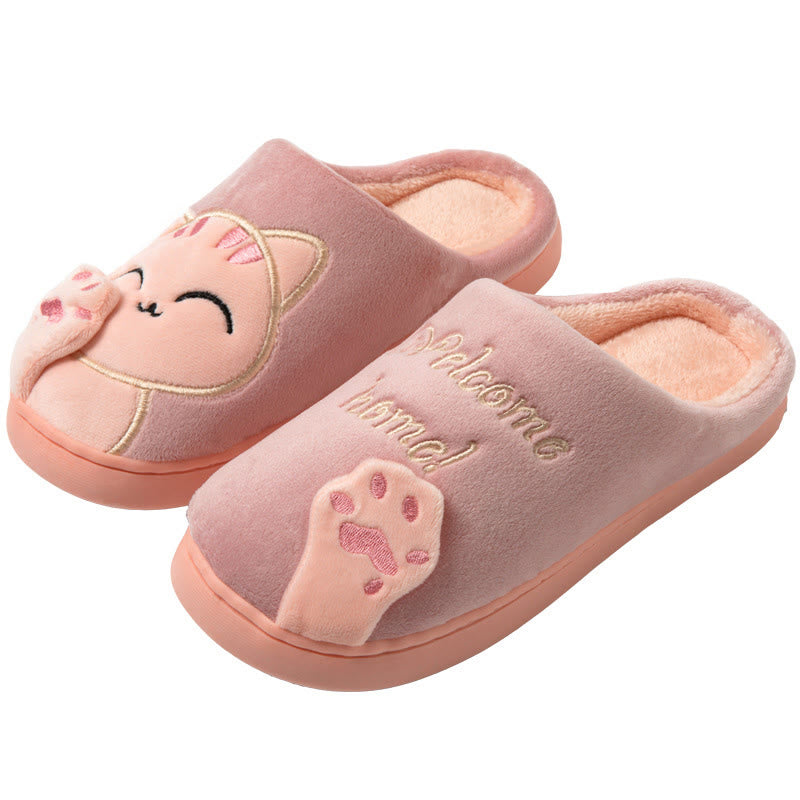 Pantoufles chat 3D grande taille - Rose clair - EU43-44(US9-10) - image 12