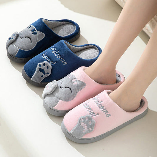 Pantoufles chat 3D grande taille - image 0