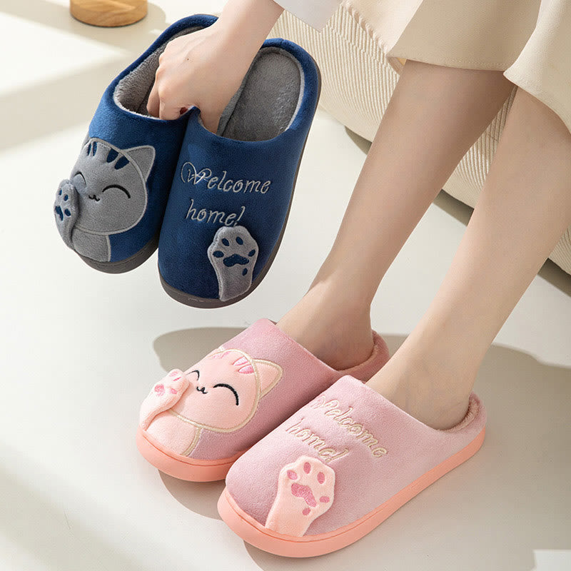 Pantoufles chat 3D grande taille - image 1