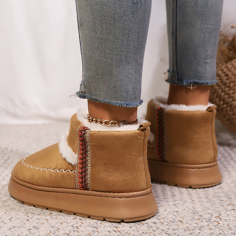 Pantoufles/bottines ethniques en dentelle grandes tailles - image 6