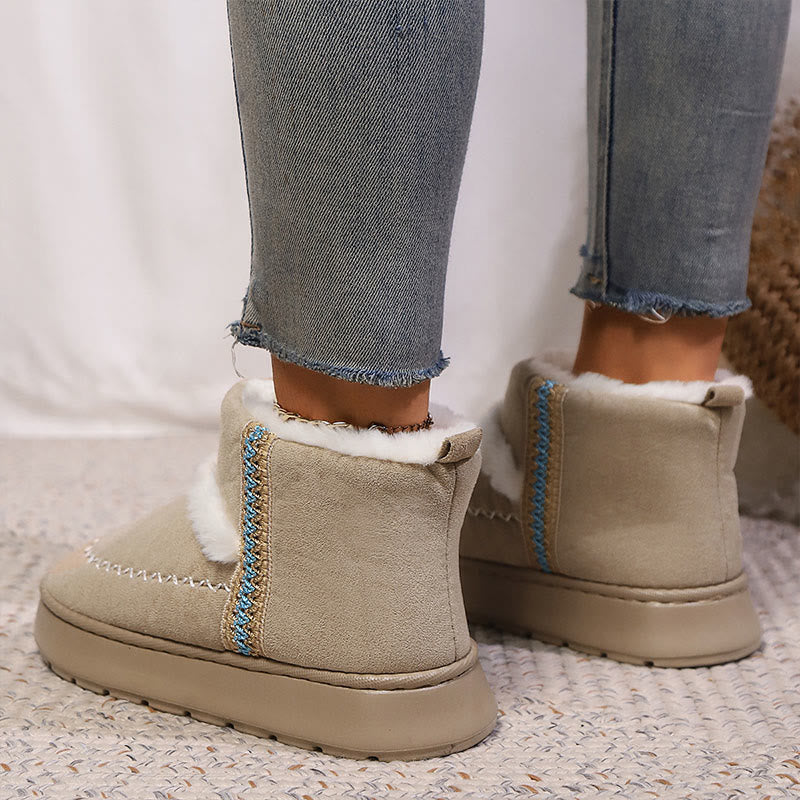 Pantoufles/bottes ethniques en dentelle Plusock grandes tailles - image 10