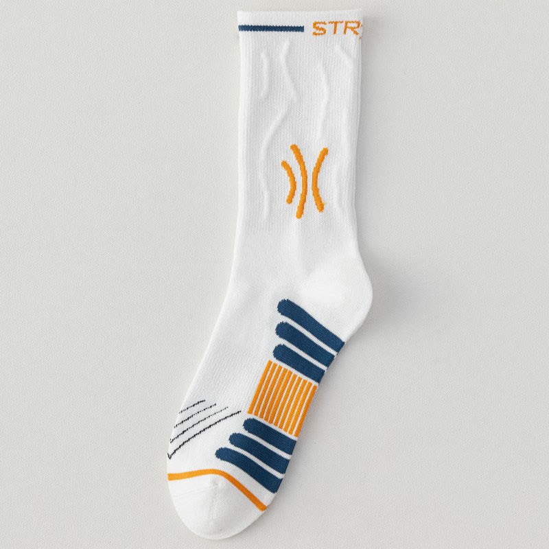 Chaussettes de compression sans couture grande taille (5 paires) - Blanc - EU39-45(US6-11) - image 11