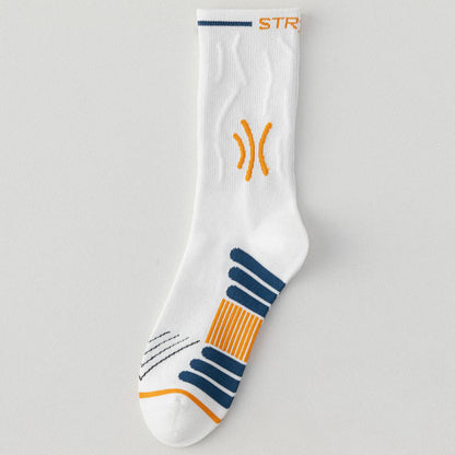 Chaussettes de compression sans couture grande taille (5 paires) - Blanc - EU39-45(US6-11) - image 11