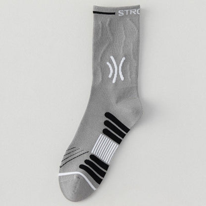 Chaussettes de compression sans couture grande taille (5 paires) - Gris - EU39-45(US6-11) - image 14