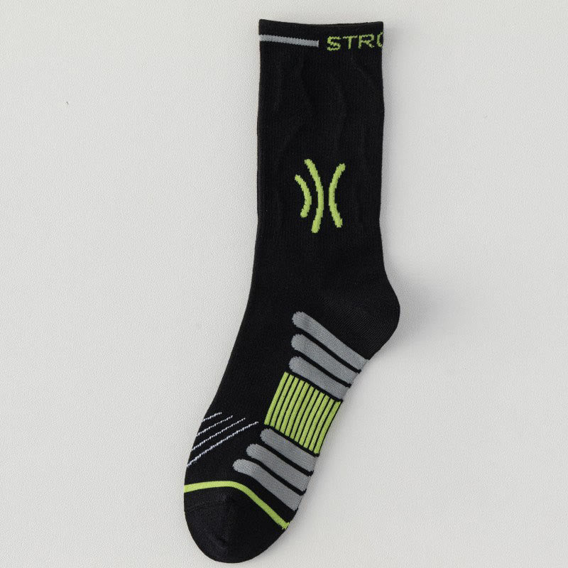 Chaussettes de compression sans couture grande taille (5 paires) - Noir - EU39-45(US6-11) - image 10
